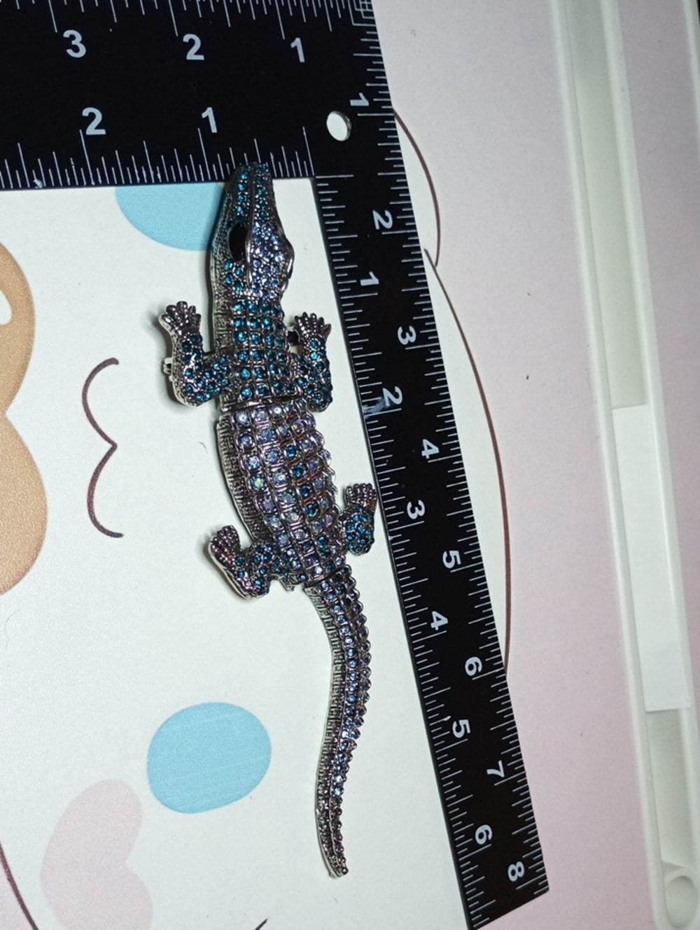 Sparkling  Alligator Brooch/Pendant
